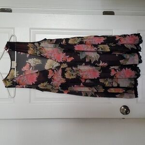 Maeve Sheer Floral Dress